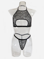 Load image into Gallery viewer, Sheer Lingerie Two Piece Set