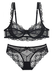 Load image into Gallery viewer, Lace Bra & Panties Lingerie Set