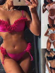 Load image into Gallery viewer, Ruffle Bikini Set