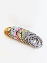 Load image into Gallery viewer, Elastic hair Ties (100pc 2mm thick )