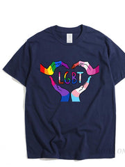 Load image into Gallery viewer, Pride LGBT Rainbow Cotton T Shirts - vendach