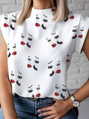 Load image into Gallery viewer, Women Elegant Lips Print Shirts - vendach