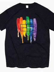 Load image into Gallery viewer, Pride LGBT Rainbow Cotton T Shirts - vendach