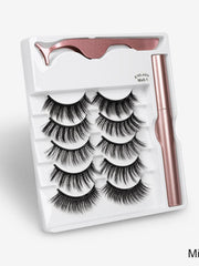 Load image into Gallery viewer, Natural long Magnetic  Eyelashes