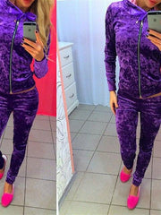 Load image into Gallery viewer, Velvet Tracksuit - vendach