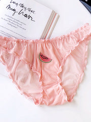 Load image into Gallery viewer, Sheer Mesh Fruit Panties
