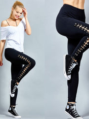 Load image into Gallery viewer, Laced Up Leggings