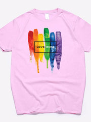 Load image into Gallery viewer, Pride LGBT Rainbow Cotton T Shirts - vendach