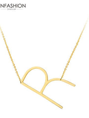 Load image into Gallery viewer, Letter Pendant Necklace