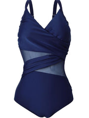 Load image into Gallery viewer, One Piece Swimsuit with Mesh - vendach