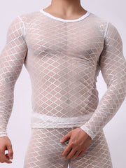 Load image into Gallery viewer, Men's Long Sleeve Mesh Shirt