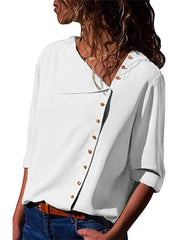 Load image into Gallery viewer, Chiffon Long Sleeve Blouse