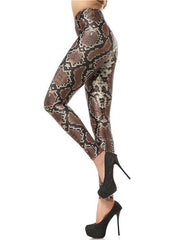 Load image into Gallery viewer, Digital Snakeskin Leggings - vendach