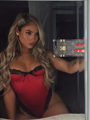 Load image into Gallery viewer, Bodysuit Lingerie With Lace detail