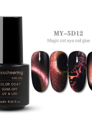 Load image into Gallery viewer, Two-Color Cats-Eye Gel Polish