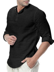 Load image into Gallery viewer, New Men's Summer Long Sleeve Cotton Shirts - vendach