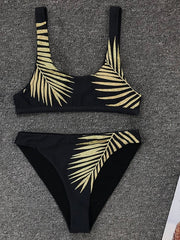 Load image into Gallery viewer, Leaf Print Bikini