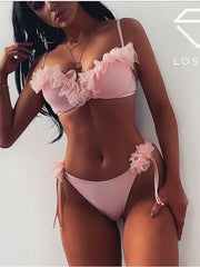 Load image into Gallery viewer, Ruffle Bikini Set
