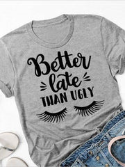 Load image into Gallery viewer, Better late than ugly t-shirt - vendach