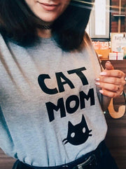 Load image into Gallery viewer, CAT MOM T-Shirts