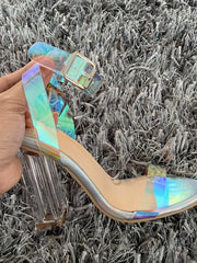 Load image into Gallery viewer, Iridescent Chunky Heels