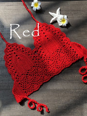 Load image into Gallery viewer, Crochet Bikini Top