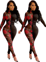 Load image into Gallery viewer, Two-Tone Jumpsuit