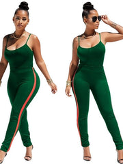 Load image into Gallery viewer, Two Piece Tracksuit w/ Spaghetti Strap Tank Top