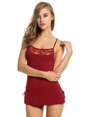 Load image into Gallery viewer, Sexy Lace Top Nightgown