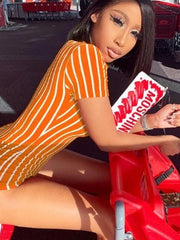 Load image into Gallery viewer, Striped Romper