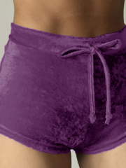 Load image into Gallery viewer, Velvet Booty Shorts