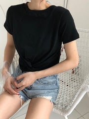 Load image into Gallery viewer, Front Knot T-shirts