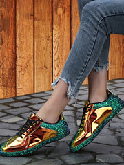 Load image into Gallery viewer, Glossy Glitter Sneakers