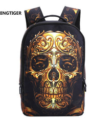 Load image into Gallery viewer, Printed Skull Backpack