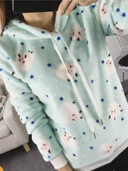 Load image into Gallery viewer, Comfy Long Sleeve Hoodie Sweater