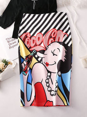 Load image into Gallery viewer, Cartoon Printed Skirts