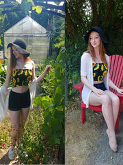 Load image into Gallery viewer, Sunflower Tube Top