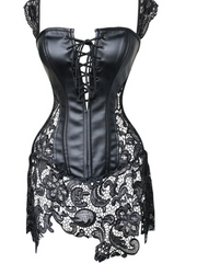Load image into Gallery viewer, Faux Leather Corset