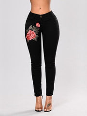Load image into Gallery viewer, Embroidered Jeans