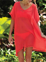 Load image into Gallery viewer, Chiffon Beach Dress Sexy Cover-Up