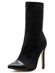 Load image into Gallery viewer, Ladies' High Heeled Color Tip Boots