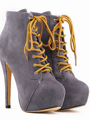 Load image into Gallery viewer, Suede High Heeled Boots