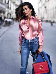 Load image into Gallery viewer, Collar Long Sleeve Shirts