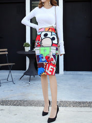 Load image into Gallery viewer, Cartoon Printed Skirts