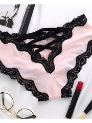 Load image into Gallery viewer, Ice silk lace panties