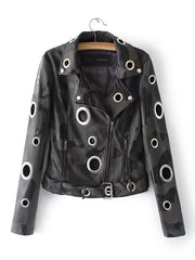 Load image into Gallery viewer, Hollow Loop Motorcycle Jacket