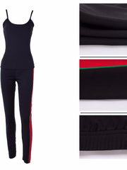 Load image into Gallery viewer, Two Piece Tracksuit w/ Spaghetti Strap Tank Top