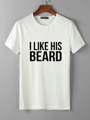Load image into Gallery viewer, I Like his Beard I Like Her Butt T-Shirt