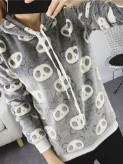 Load image into Gallery viewer, Comfy Long Sleeve Hoodie Sweater