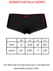 Load image into Gallery viewer, Metallic Booty Shorts